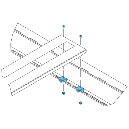 Cover Plate Standard Hinge Kit - EG OMT
